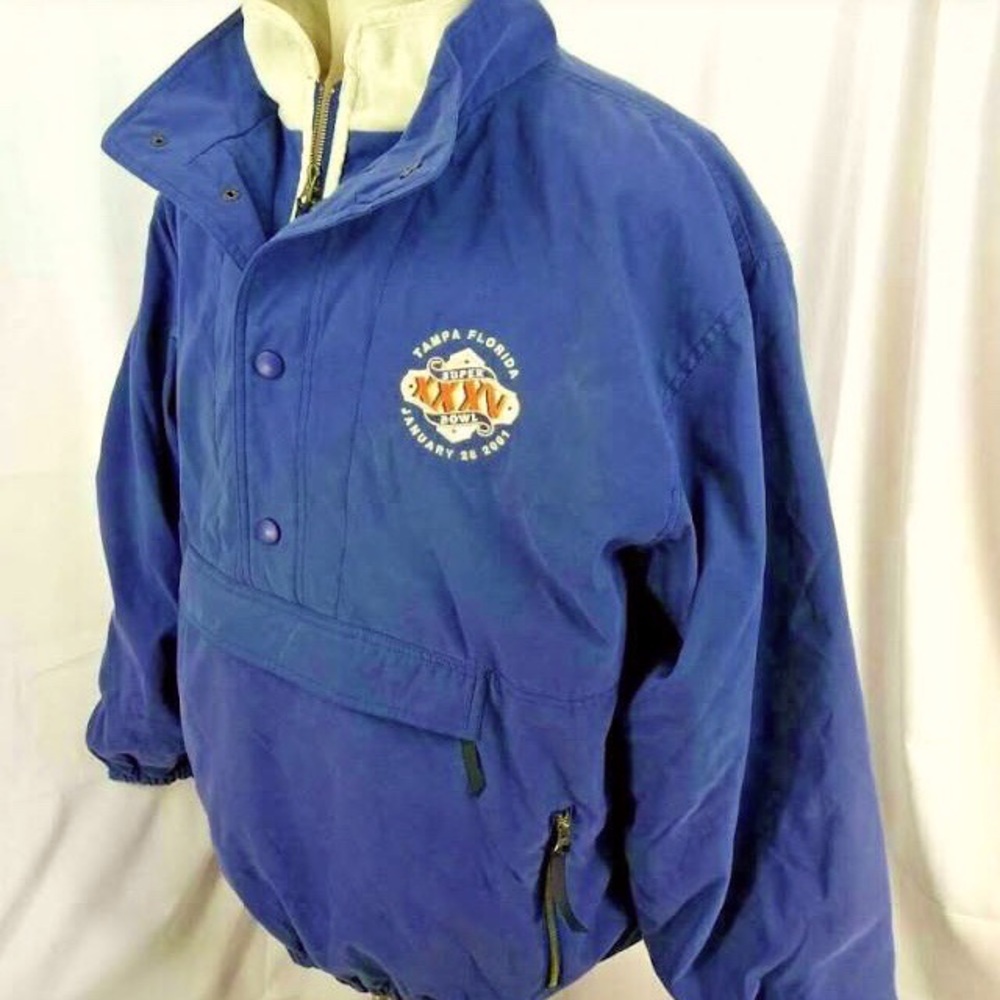 Super Bowl XXV Lee Sports Heavyweight Pullover